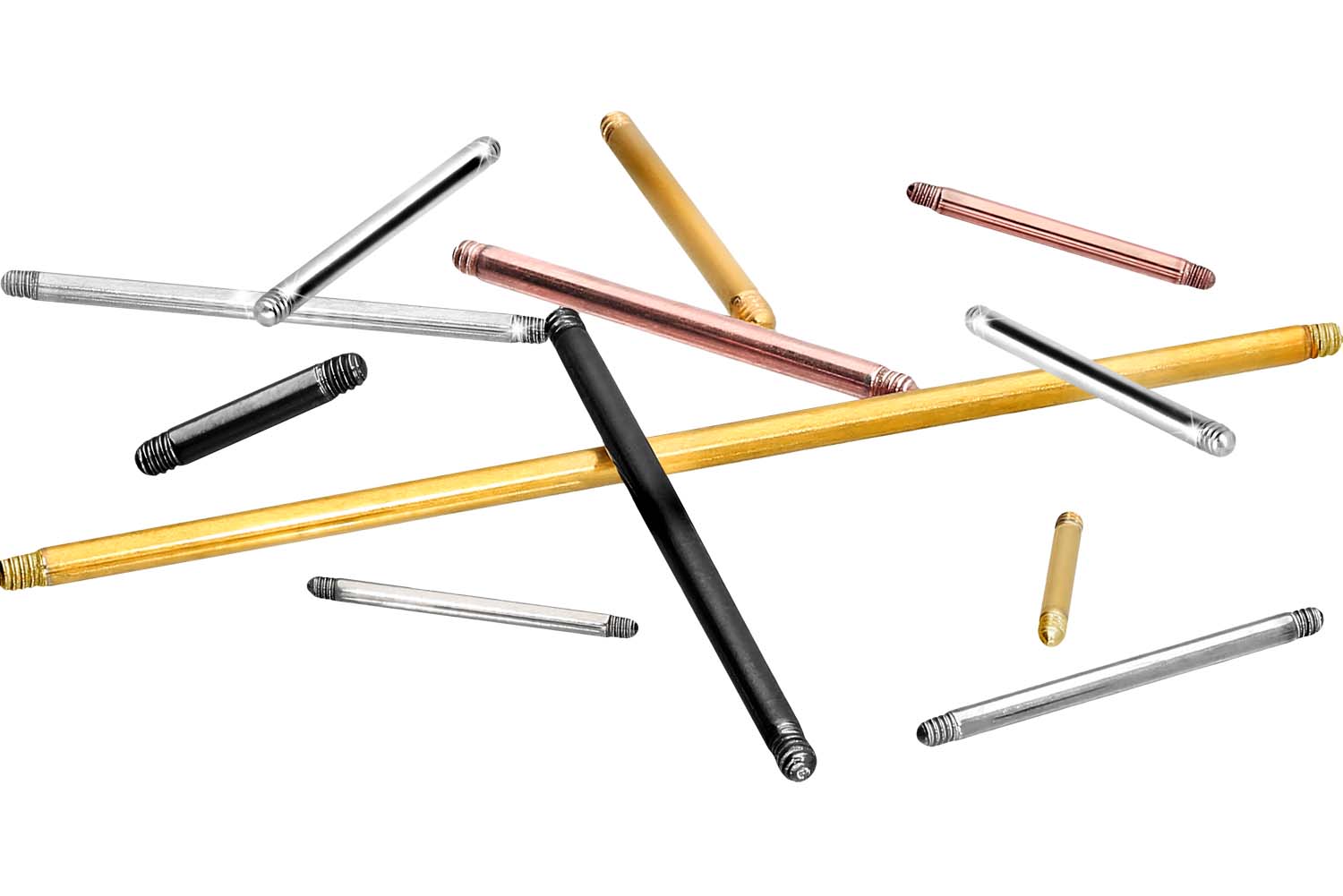 Titan Barbell Piercing ohne Kugeln